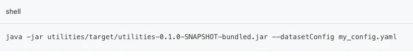 Config command